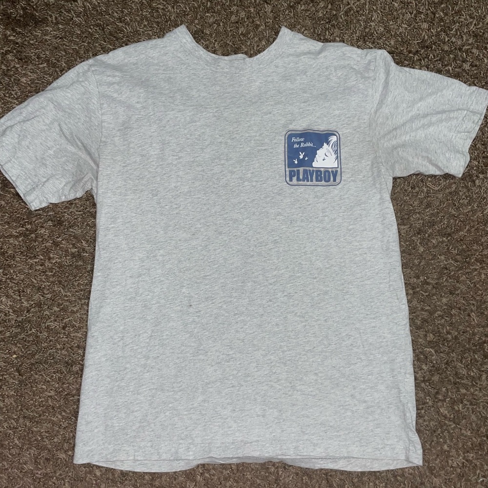 PLAYBOY Grey t shirt